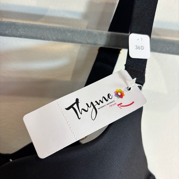 THYME Sz 36D Maternity Bra Detachable Cup to Breastfeed Padded Adjustable NEW - Picture 3 of 11